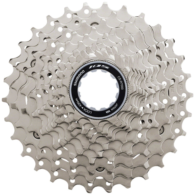Load image into Gallery viewer, Shimano 105 CS-HG700-11 Cassette - 11 Speed 11-34t Silver