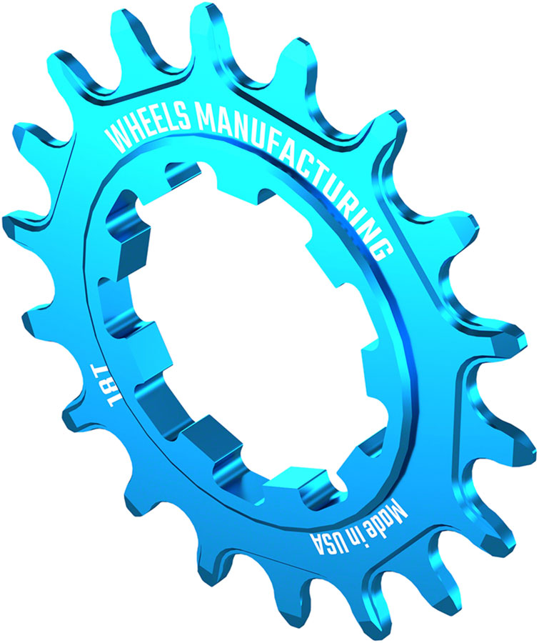 Load image into Gallery viewer, Wheels Manufacturing SOLO-SPEED Cog - 18t Fits SOLO-SPLINE SOLO-XD kits Teal