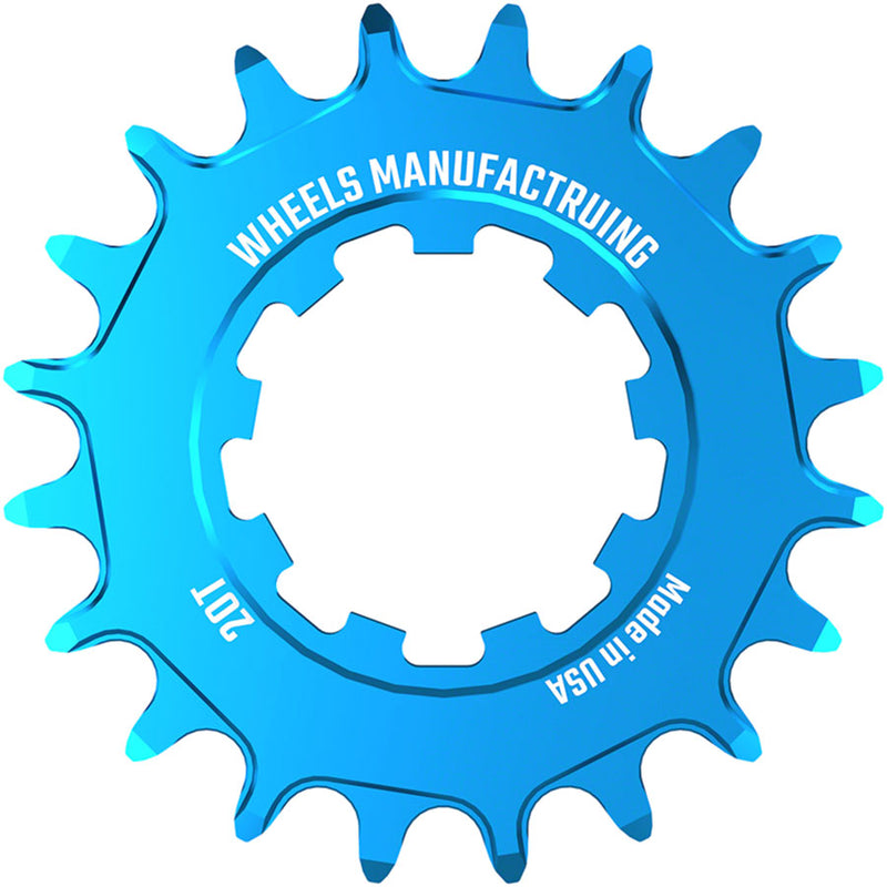 Load image into Gallery viewer, Wheels Manufacturing SOLO-SPEED Cog - 20t Fits SOLO-SPLINE SOLO-XD kits Teal