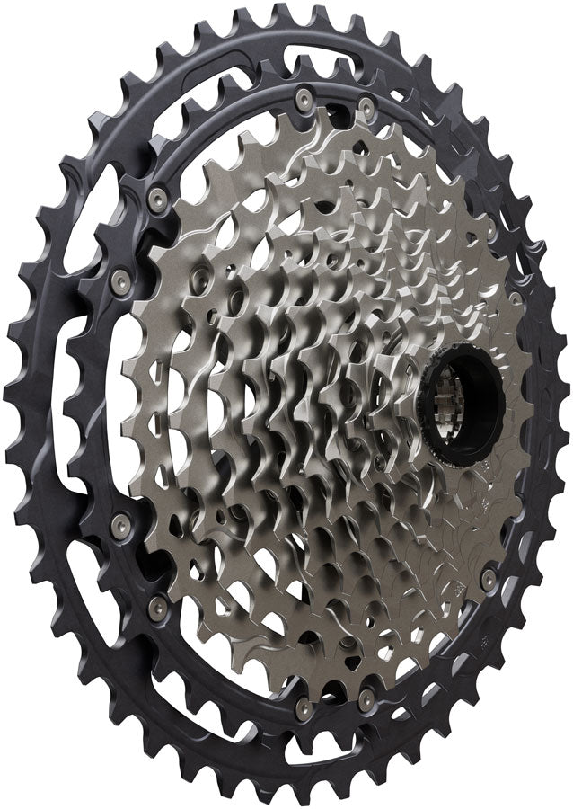 Load image into Gallery viewer, Shimano Deore XT CS-M8200-12 Cassette - 12-Speed 9-45t Hyperglide+ Micro Spline Gray/Silver