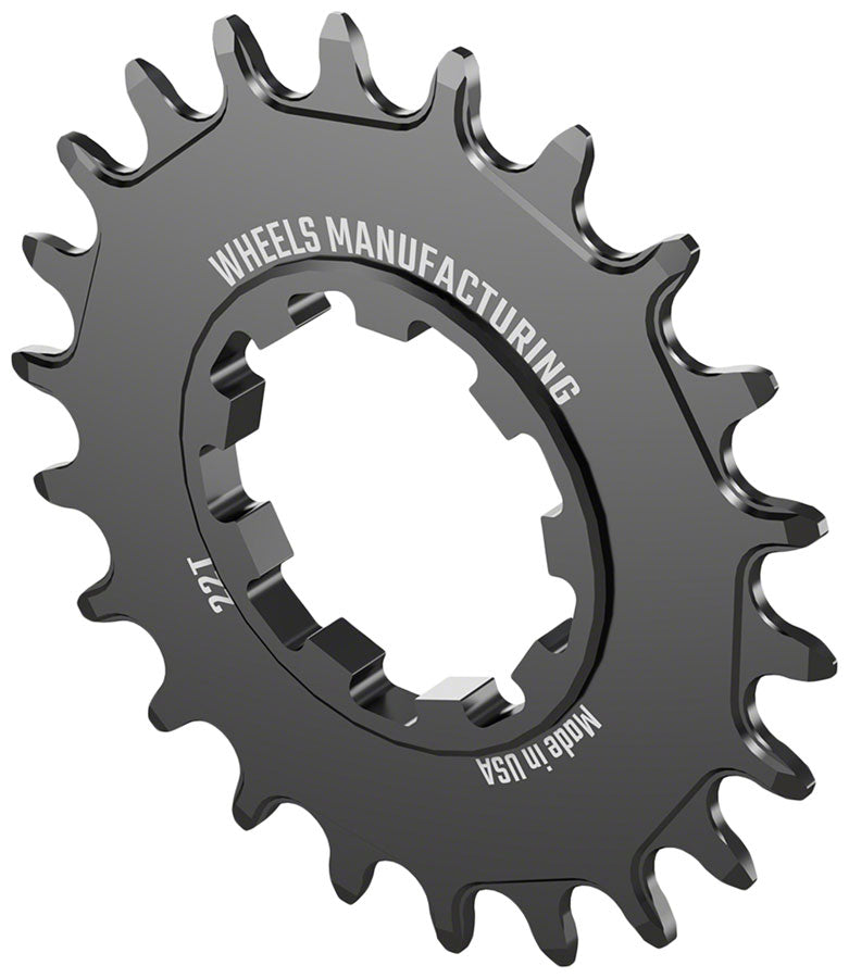 Load image into Gallery viewer, Wheels Manufacturing SOLO-SPEED Cog - 22t Fits SOLO-SPLINE SOLO-XD kits BLK