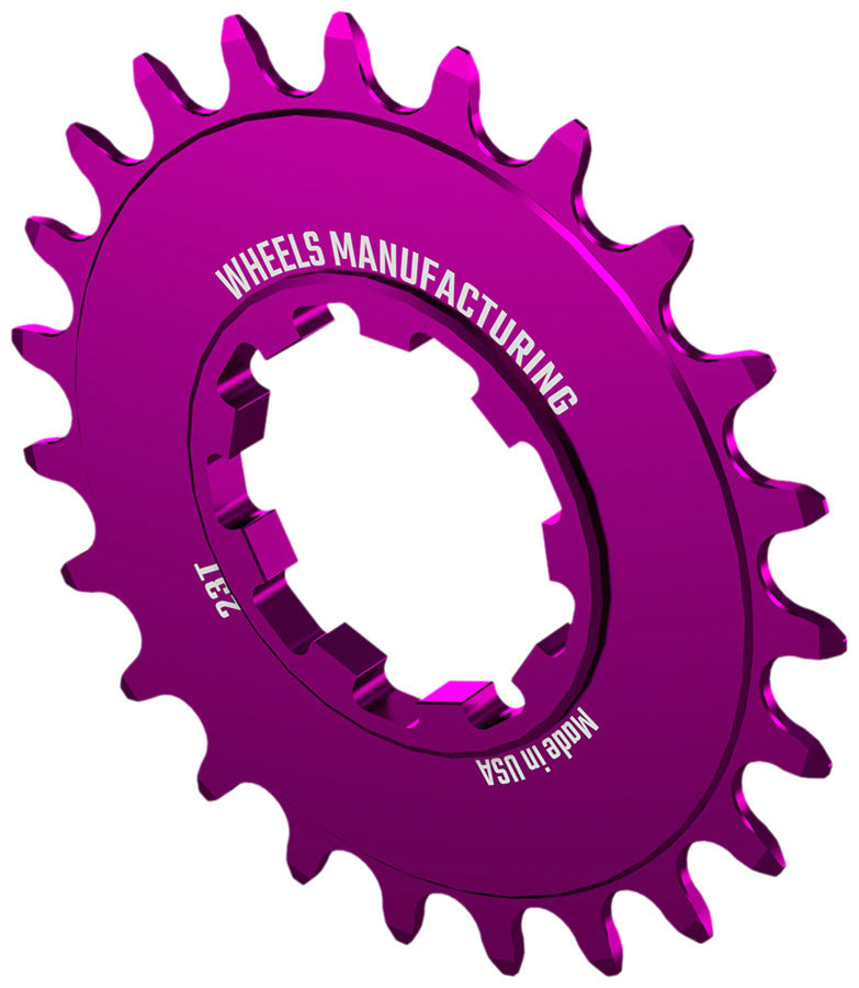 Load image into Gallery viewer, Wheels Manufacturing SOLO-SPEED Cog - 23t Fits SOLO-SPLINE SOLO-XD kits Purple