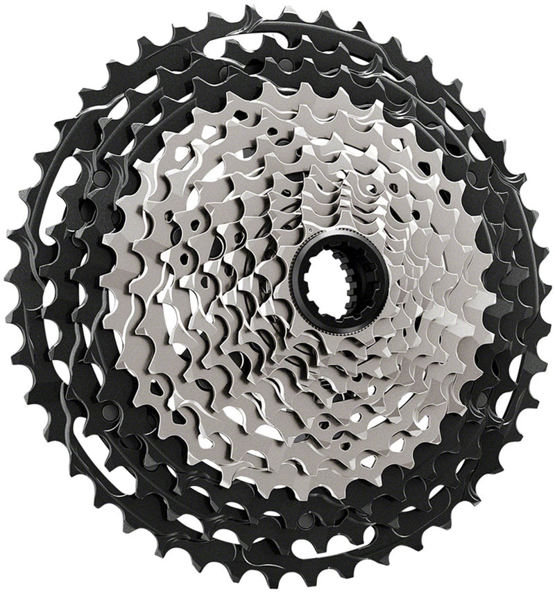 Load image into Gallery viewer, Shimano CS-M9101-12 Cassette - 12-Speed 10-45t Black/Gray Micro Spline