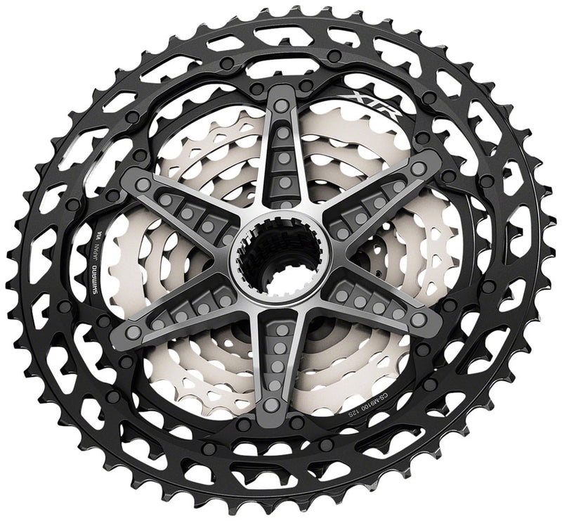 Load image into Gallery viewer, Shimano CS-M9101-12 Cassette - 12-Speed 10-45t Black/Gray Micro Spline