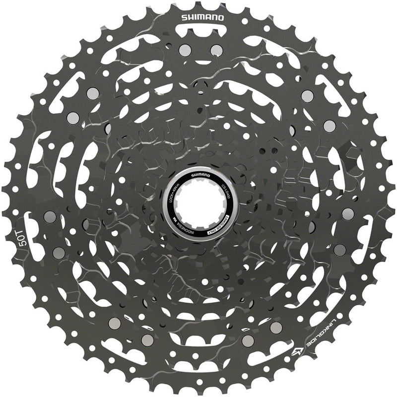 Load image into Gallery viewer, Shimano CUES CS-LG400-11 Cassette - 11 Speed 11-50t LINKGLIDE Black