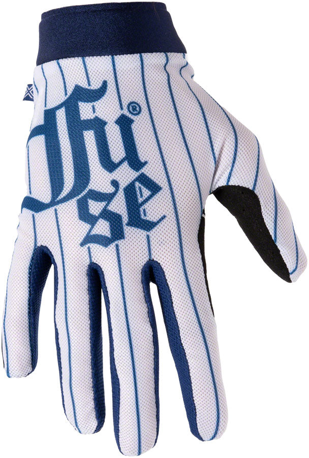 Load image into Gallery viewer, FUSE Omega Gloves - Ballpark Full Finger White/Blue Small