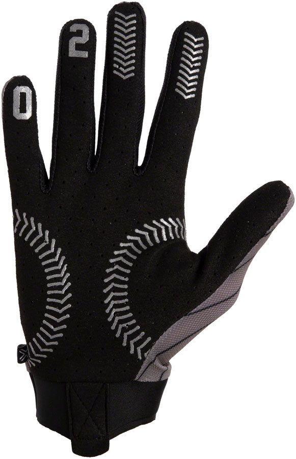 Load image into Gallery viewer, FUSE Omega Gloves - Ballpark Full Finger Silver/Black Large