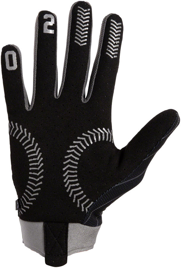 Load image into Gallery viewer, FUSE Omega Gloves - Ballpark Full Finger Black/Silver Medium