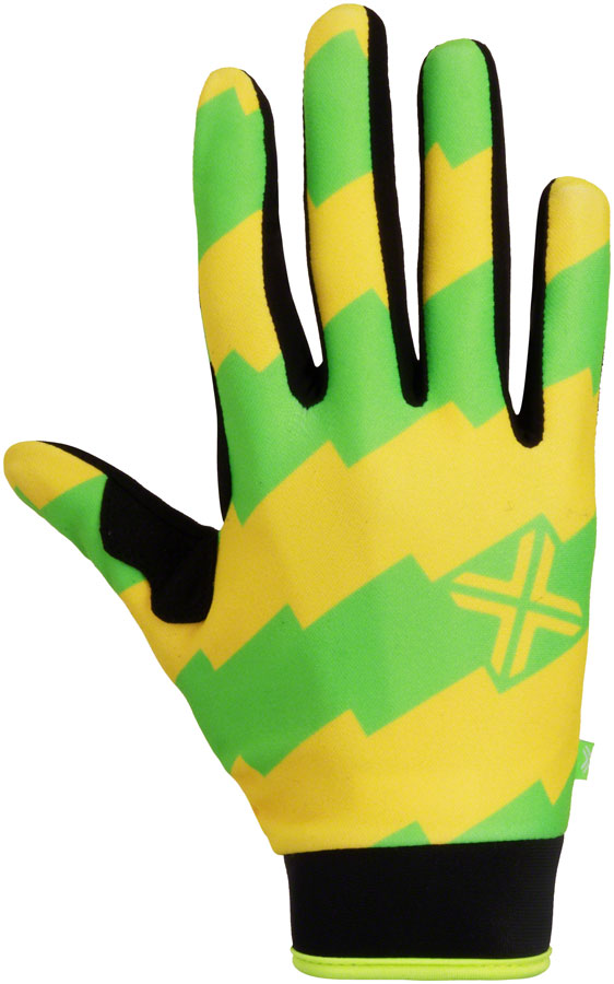 Load image into Gallery viewer, FUSE Chroma Gloves - Campos Full Finger Green/Yellow Medium