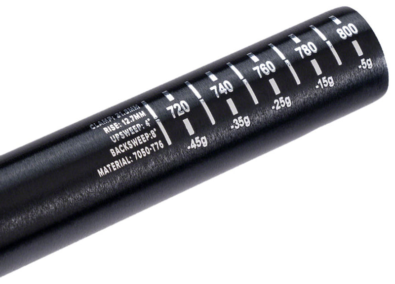 Load image into Gallery viewer, ProTaper A12 Handlebar - 810mm 12mm Rise 31.8mm Aluminum Polish Black