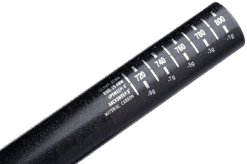 Load image into Gallery viewer, ProTaper C25 Handlebar - 810mm 25mm Rise 35.0mm Carbon Polish Black/Chrome