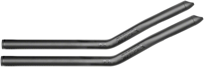 Load image into Gallery viewer, Profile Design 26a Aluminum Aerobar Extensions - Aluminum 400mm Black