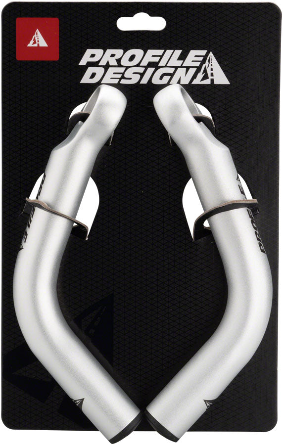 Load image into Gallery viewer, Profile Design Boxer Bar Ends: Silver