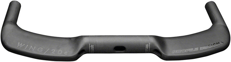 Load image into Gallery viewer, Profile Design WING/20c Base Bar - 31.8 Clamp 38cm Carbon Black