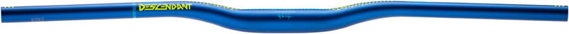Load image into Gallery viewer, Truvativ Descendant CoLab Troy Lee Designs Riser Bar - 35mm clamp 760mm width 25mm rise Starburst Cyan/Blue