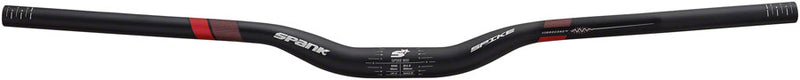 Load image into Gallery viewer, Spank Spike 800 Vibrocore Riser Handlebar: 31.8 800mm 30mm Rise Black/Red