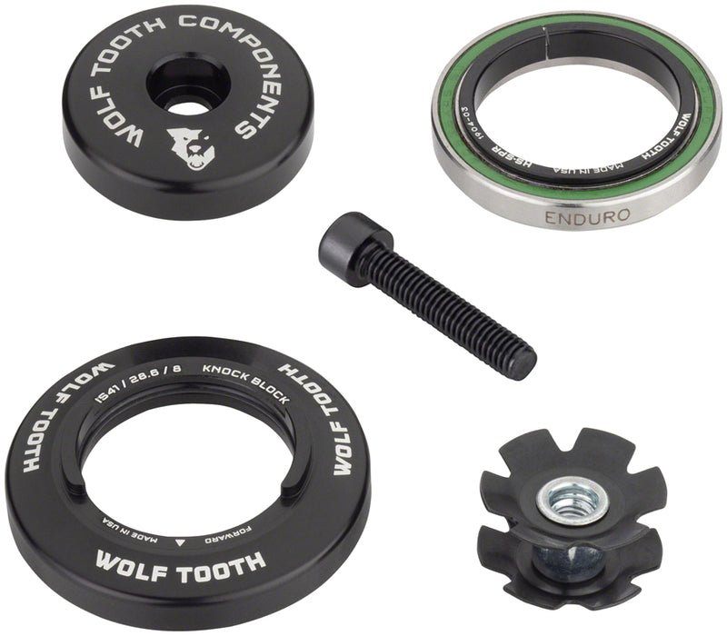 Load image into Gallery viewer, Wolf Tooth Headset Upper Knock Block - 28.6 8mm Black