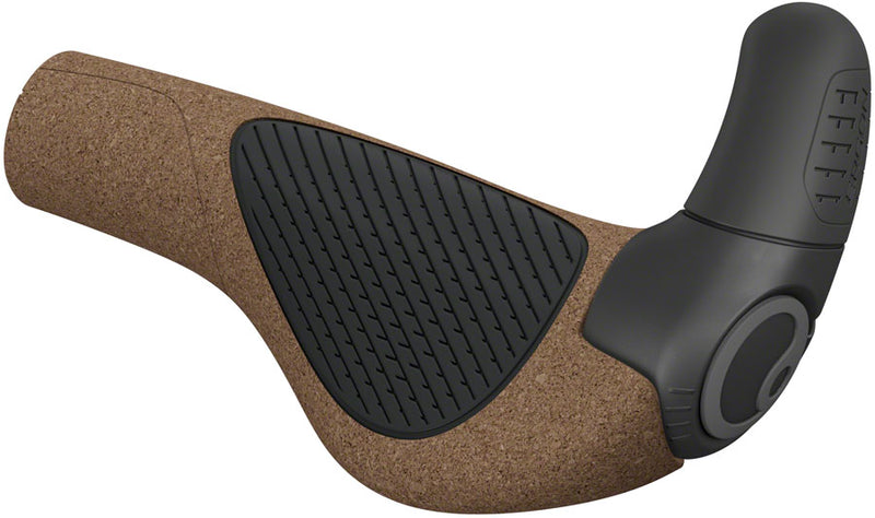 Load image into Gallery viewer, Ergon GP2 Evo BioKork Grips - Lock-On Small Black/Tan