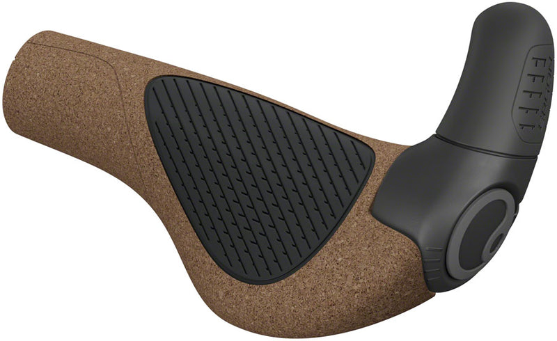 Load image into Gallery viewer, Ergon GP2 Evo BioKork Grips - Lock-On Large Black/Tan