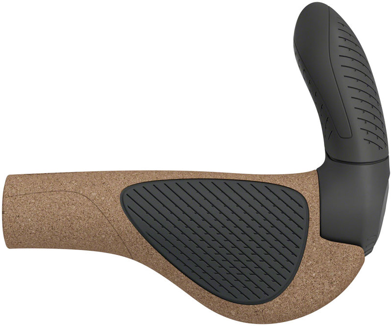 Load image into Gallery viewer, Ergon GP3 Evo BioKork Grips - Lock-On Small Black/Tan