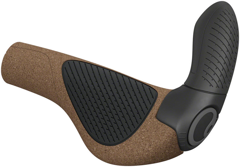 Load image into Gallery viewer, Ergon GP3 Evo BioKork Grips - Lock-On Small Black/Tan