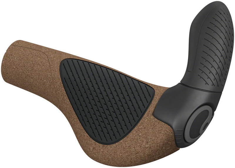 Load image into Gallery viewer, Ergon GP3 Evo BioKork Grips - Lock-On Large Black/Tan