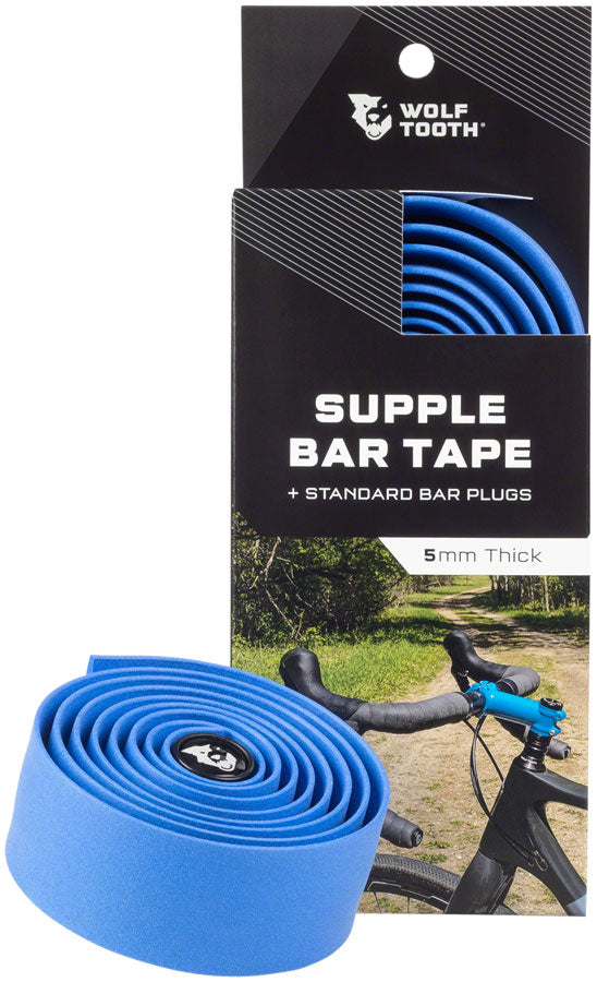 Load image into Gallery viewer, Wolf Tooth Supple Bar Tape - Blue
