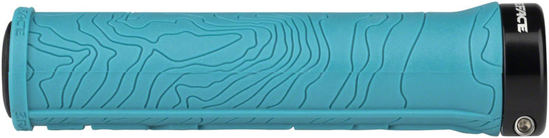 Load image into Gallery viewer, RaceFace Half Nelson Grips - Turquoise Lock-On