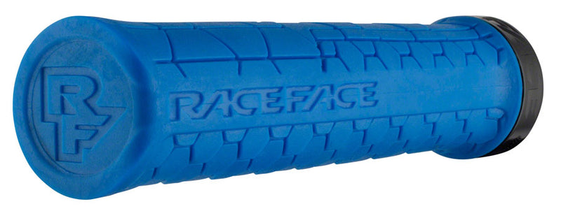 Load image into Gallery viewer, RaceFace Getta Grips - Blue Lock-On 33mm