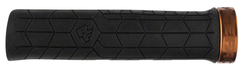 Load image into Gallery viewer, RaceFace Getta Grips - Lock-On 33mm Black/Kashmoney Gold