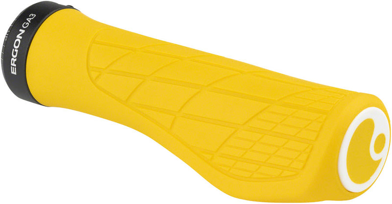 Load image into Gallery viewer, Ergon GA3 Grips - Yellow Mellow Lock-On Small