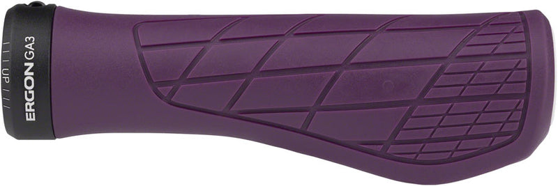 Load image into Gallery viewer, Ergon GA3 Grips - Purple Reign Lock-On Small