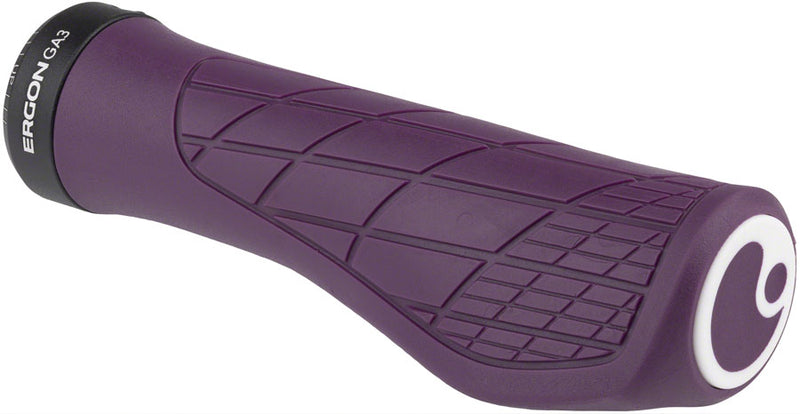 Load image into Gallery viewer, Ergon GA3 Grips - Purple Reign Lock-On Small