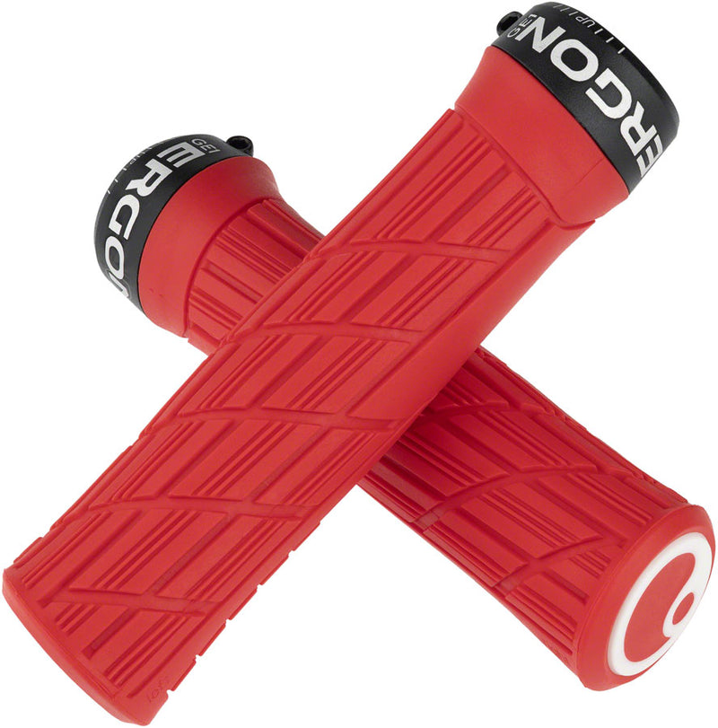 Load image into Gallery viewer, Ergon GE1 Evo Grips -Risky Red Lock-On