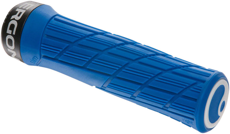 Load image into Gallery viewer, Ergon GE1 Evo Slim Grips - Midsummer Blue Lock-On