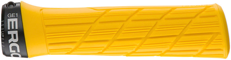Load image into Gallery viewer, Ergon GE1 Evo Slim Grips - Yellow Mellow Lock-On