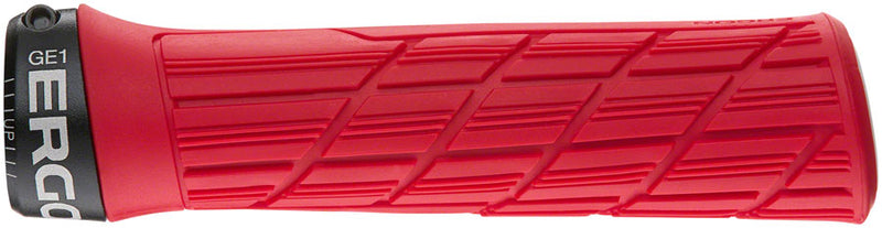 Load image into Gallery viewer, Ergon GE1 Evo Slim Grips - Risky Red Lock-On