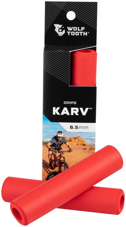 Load image into Gallery viewer, Wolf Tooth Karv Grips - Red