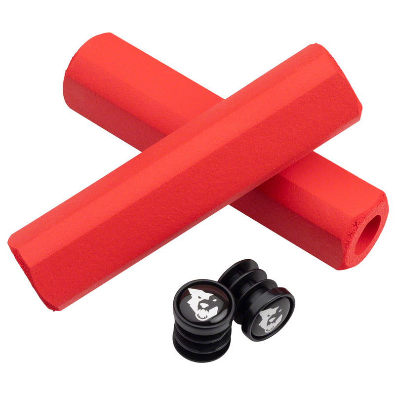 Load image into Gallery viewer, Wolf Tooth Fat Paw Cam Grips - Red