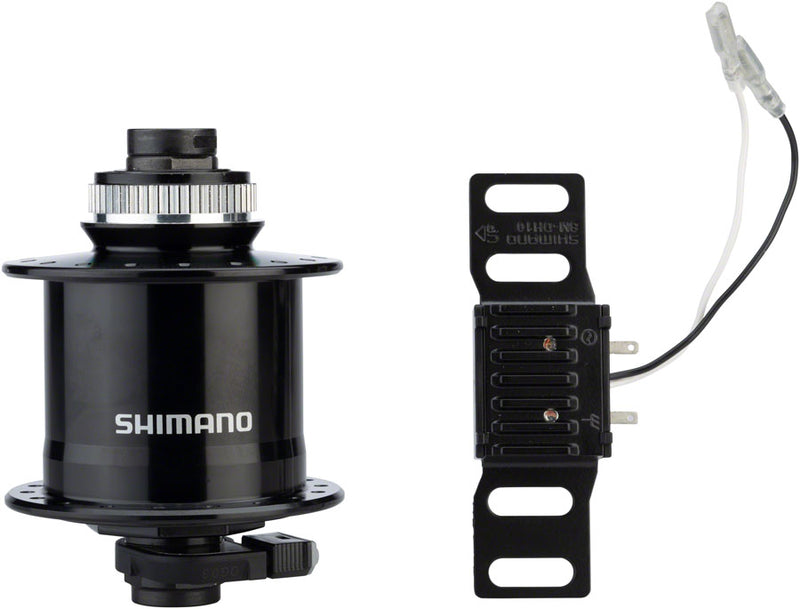 Load image into Gallery viewer, Shimano Metrea Dynamo Front Hub - 12 x 100mm Center-Lock Black 32h