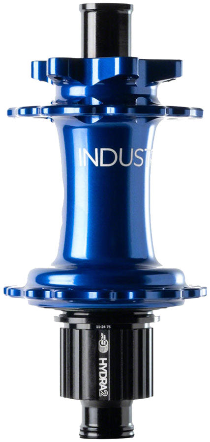 Load image into Gallery viewer, Industry Nine Hydra 2 Classic Rear Hub - 12 x 148mm 6-Bolt Micro Spline Blue 28H