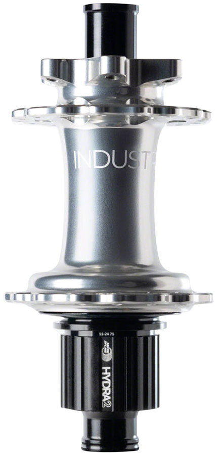 Load image into Gallery viewer, Industry Nine Hydra 2 Classic Rear Hub - 12 x 148mm 6-Bolt Micro Spline Silver 32H