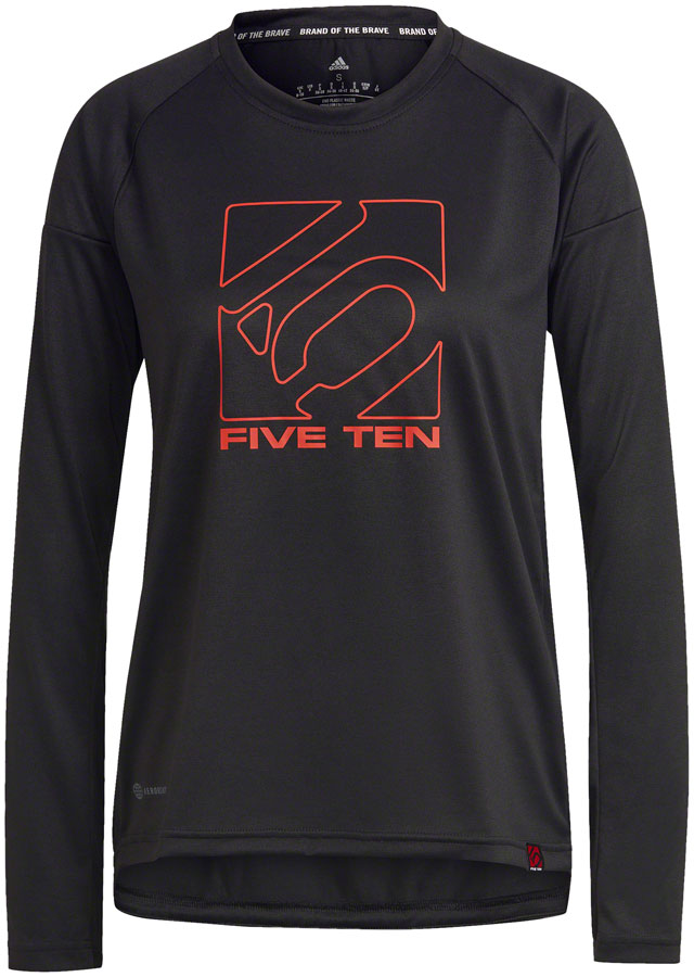 Load image into Gallery viewer, Five Ten Long Sleeve Jersey - Black Women's Large