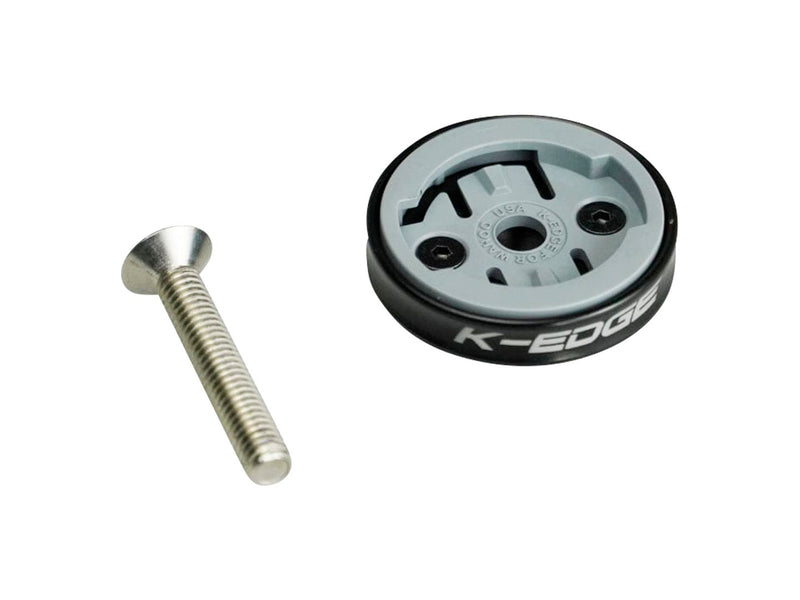 Load image into Gallery viewer, K-EDGE Wahoo Gravity Stem Cap Mount Wahoo Bolt Wahoo ELEMNT computers BLK