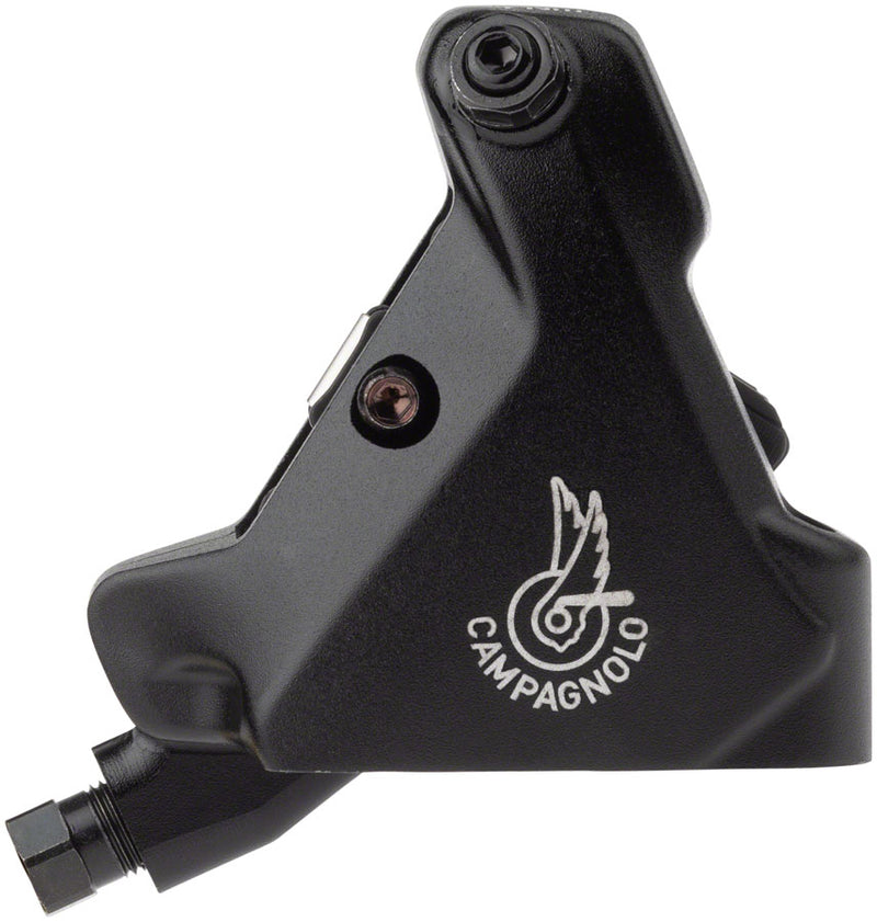 Load image into Gallery viewer, Campagnolo Super Record Ergopower EPS Hydraulic Brake/Shift Lever Disc Caliper - Left/Front 12-Speed 140mm Flat Mount Caliper BLK