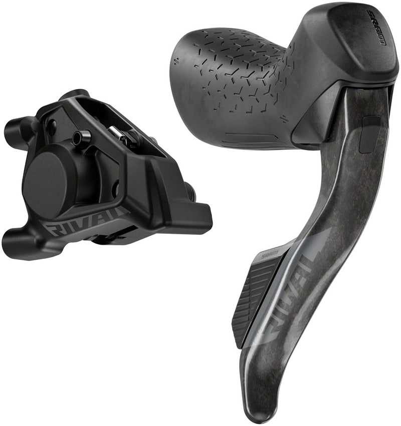 Load image into Gallery viewer, SRAM Rival eTap AXS HRD Shift/Brake Lever Hydraulic Disc Caliper - Right/Rear Flat Mount 20mm Offset 1800mm Hose BLK E1