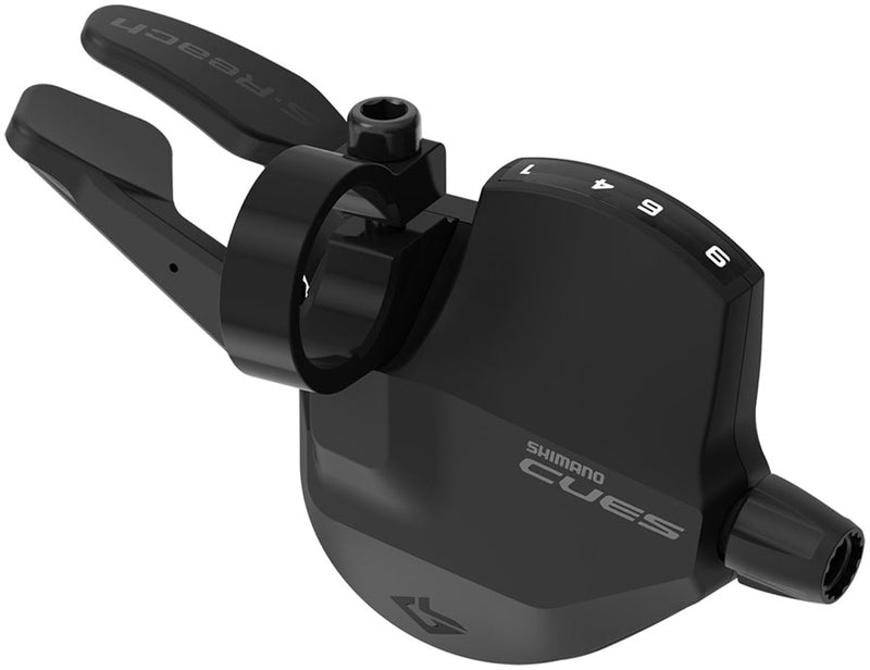 Load image into Gallery viewer, Shimano CUES SL-U4050-9R Short Reach Shifter - Right 9-Speed Rapidfire Plus Optical Gear Display BLK