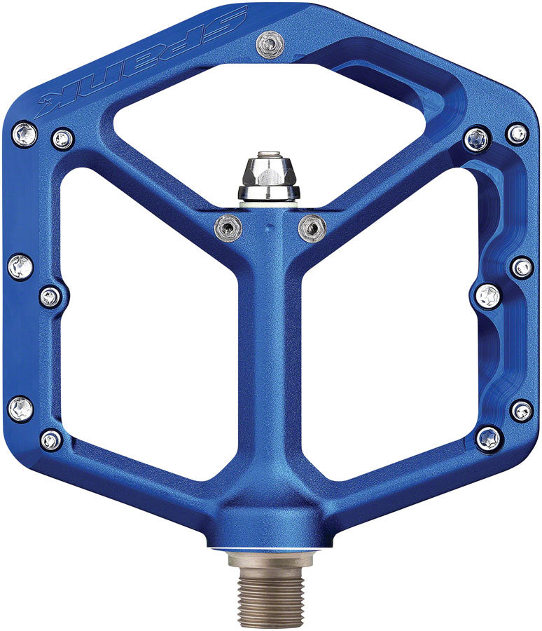 Load image into Gallery viewer, Spank Oozy Pedals - Platform Aluminum 9/16" Blue