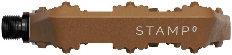 Load image into Gallery viewer, Crankbrothers Stamp 0 Pedals - Platform Composite 9/16" Brown Large