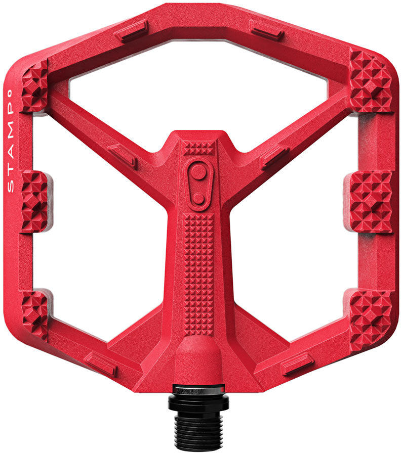Load image into Gallery viewer, Crankbrothers Stamp 0 Pedals - Platform Composite 9/16" Bright Red Large